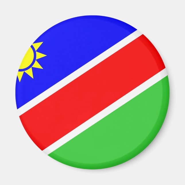 Flagge Namibias Magnet (Vorne)