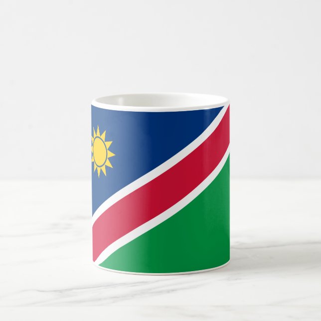 Flagge Namibias (Namibia) Kaffeetasse (Mittel)