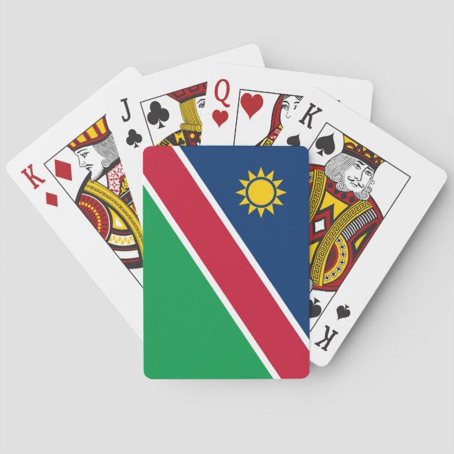 Flagge Namibias Spielkarten (Rückseite)