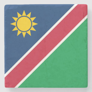 Flagge Namibias Steinuntersetzer