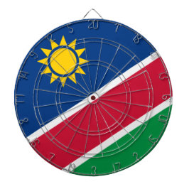 Flagge Namibias (Südafrika) Dartscheibe
