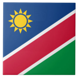 Flagge Namibias (Südafrika) Fliese