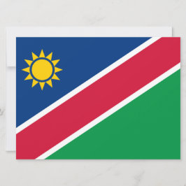 Flagge Namibias (Südafrika) Karte