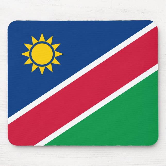 Flagge Namibias (Südafrika) Mousepad (Vorne)