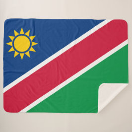 Flagge Namibias (Südafrika) Sherpadecke