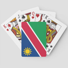 Flagge Namibias (Südafrika) Spielkarten