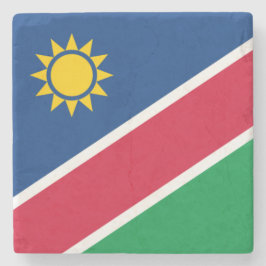 Flagge Namibias (Südafrika) Steinuntersetzer