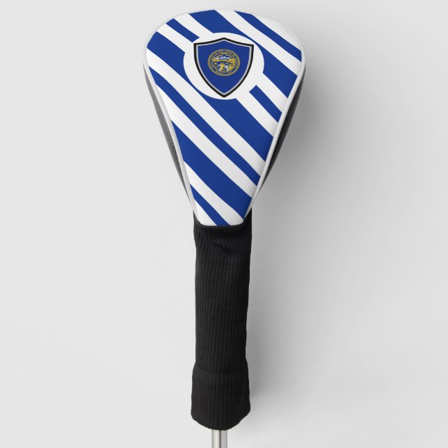 Flagge Nebraska Golf Headcover (Vorderseite)