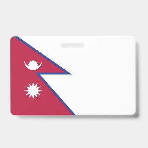 Flagge Nepals Ausweis