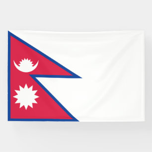 Flagge Nepals Banner