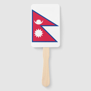 Flagge Nepals Fächer