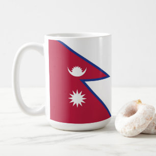 Flagge Nepals Kaffeetasse