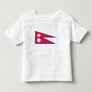Flagge Nepals Kleinkind T-shirt