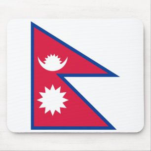 Flagge Nepals Mousepad