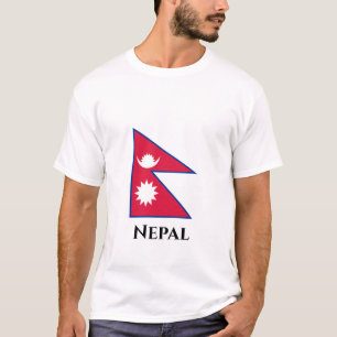 Flagge Nepals (Nepalesen) T-Shirt