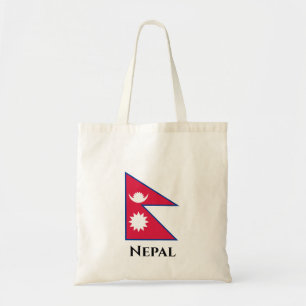 Flagge Nepals (Nepalesen) Tragetasche