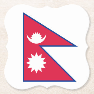 Flagge Nepals (Nepalesen) Untersetzer