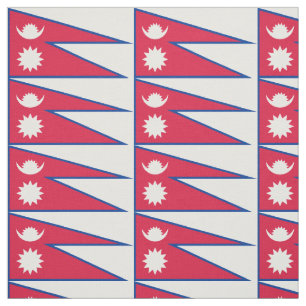 Flagge Nepals Stoff
