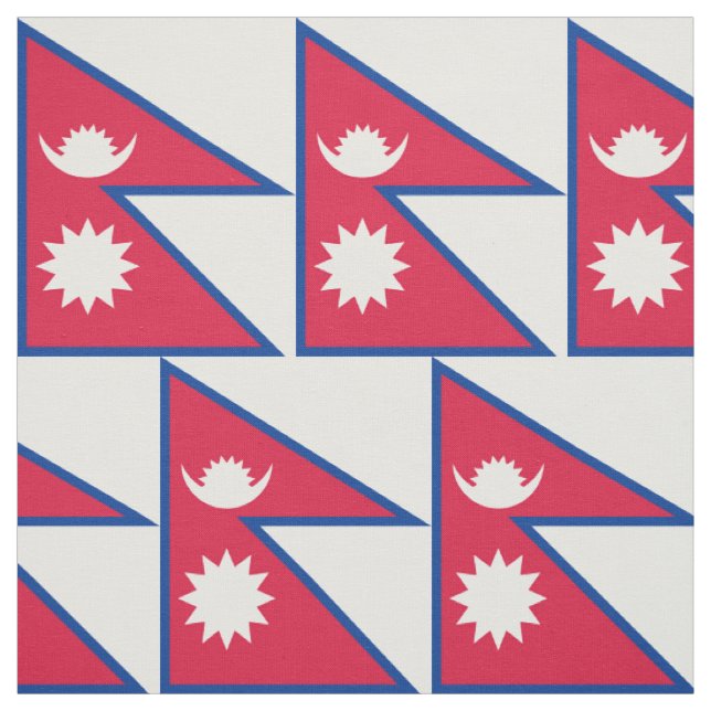 Flagge Nepals Stoff (Muster)