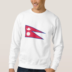 Flagge Nepals Sweatshirt