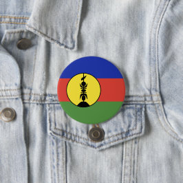 Flagge Neukaledoniens Button