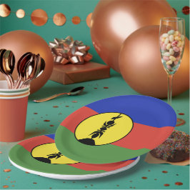 Flagge Neukaledoniens Pappteller