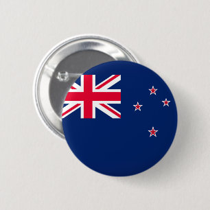 Flagge Neuseelands Button
