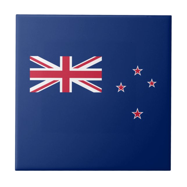 Flagge Neuseelands Fliese (Vorderseite)