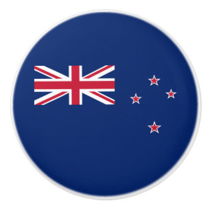 Flagge Neuseelands Keramikknauf