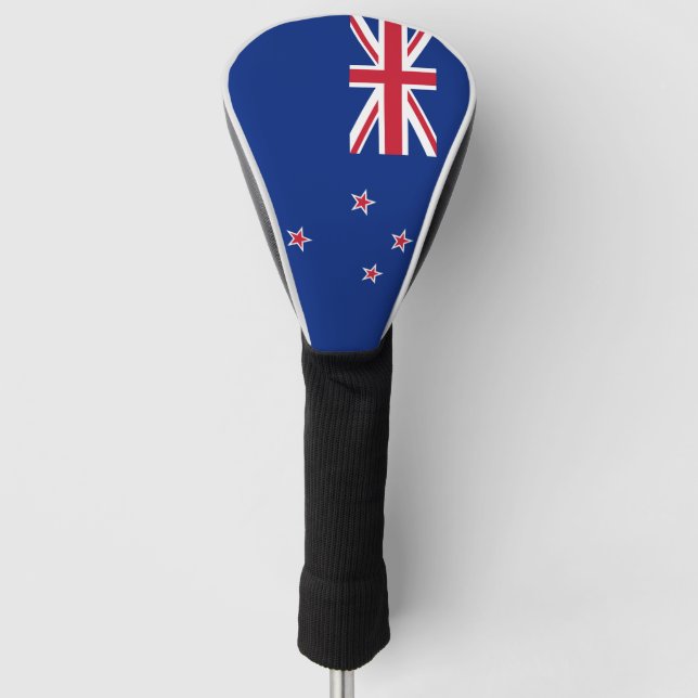 Flagge Neuseelands (Kiwi) Golf Headcover (Vorderseite)
