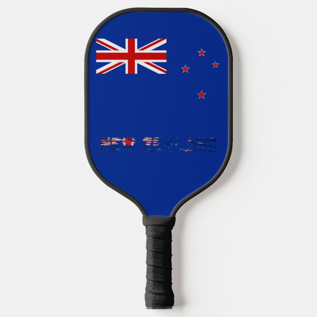 Flagge Neuseelands Pickleball Schläger (Vorderseite)