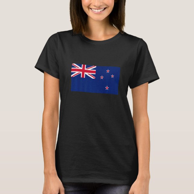Flagge Neuseelands Premium T-Shirt (Vorderseite)
