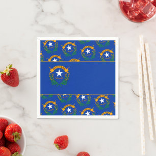 Flagge Nevadas, Nevadan-Fahne Serviette
