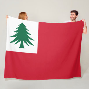 Flagge New England Fleecedecke