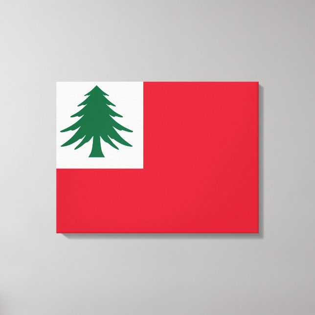 Flagge New England Leinwanddruck (Vorderseite)
