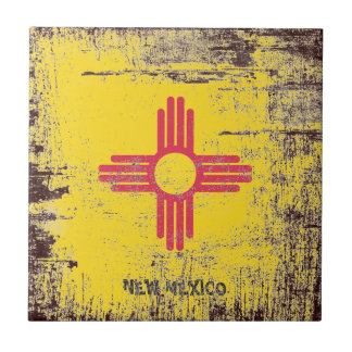 Flagge New Mexico Fliese