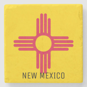 Flagge New Mexico Steinuntersetzer