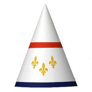 Flagge New Orleans, Louisiana Party Hat Partyhütchen
