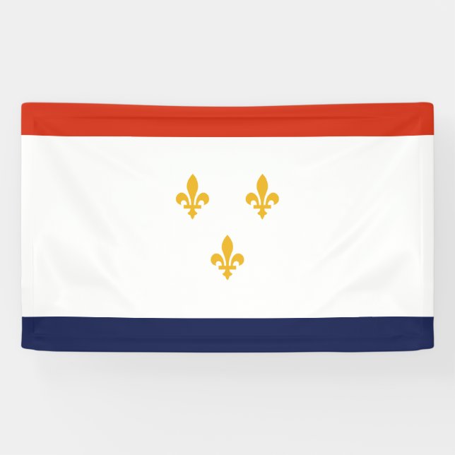 Flagge New Orleans (Louisiana, USA) Banner (Horizontal)