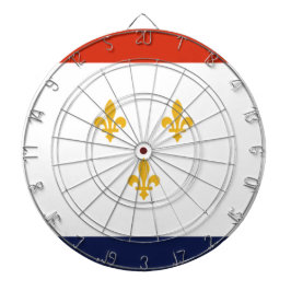 Flagge New Orleans (Louisiana, USA) Dartscheibe