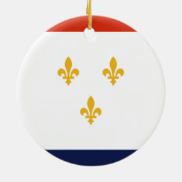 Flagge New Orleans (Louisiana, USA) Keramik Ornament