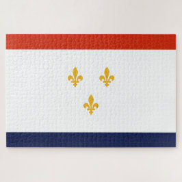 Flagge New Orleans (Louisiana, USA) Puzzle