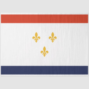Flagge New Orleans (Louisiana, USA) Seidenpapier