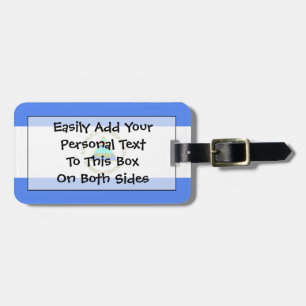 Flagge Nicaragua einfacher Identifikation Gepäckanhänger