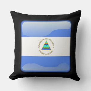Flagge Nicaraguas Kissen