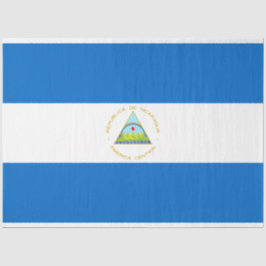 Flagge Nicaraguas Seidenpapier