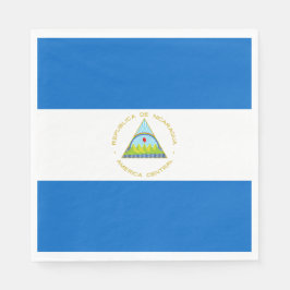 Flagge Nicaraguas Serviette