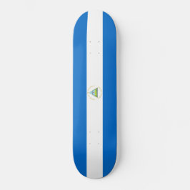 Flagge Nicaraguas Skateboard