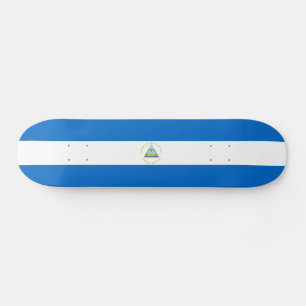 Flagge Nicaraguas Skateboard