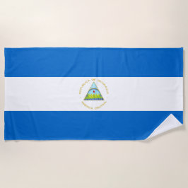 Flagge Nicaraguas Strandtuch